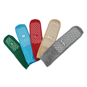 Manufacturer Custom Grip Hospital Sock Non Slip Machine-Washable Medical Socks