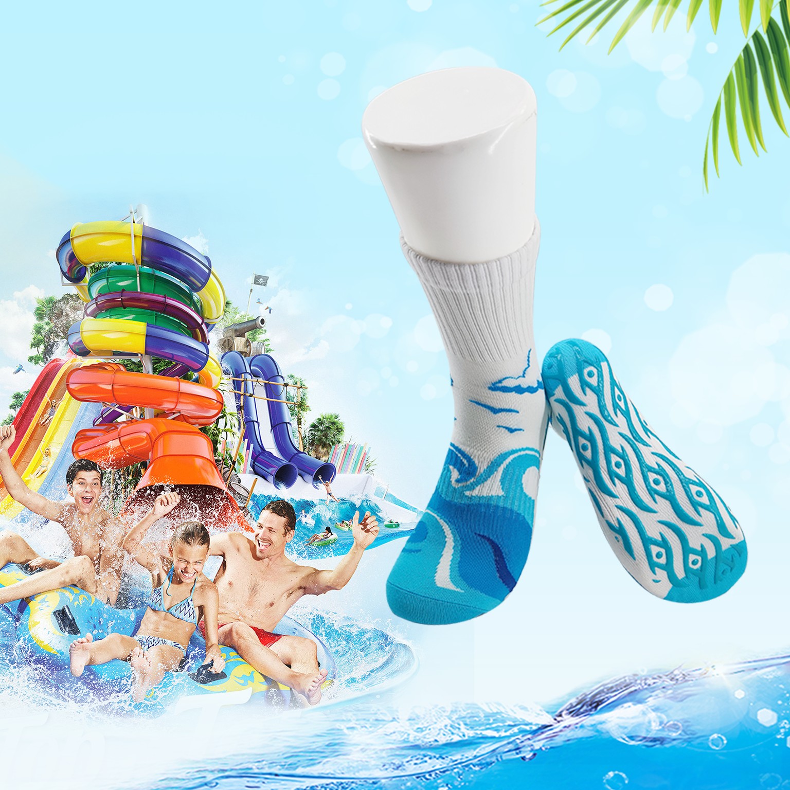 Anti Slip Water Park Socks