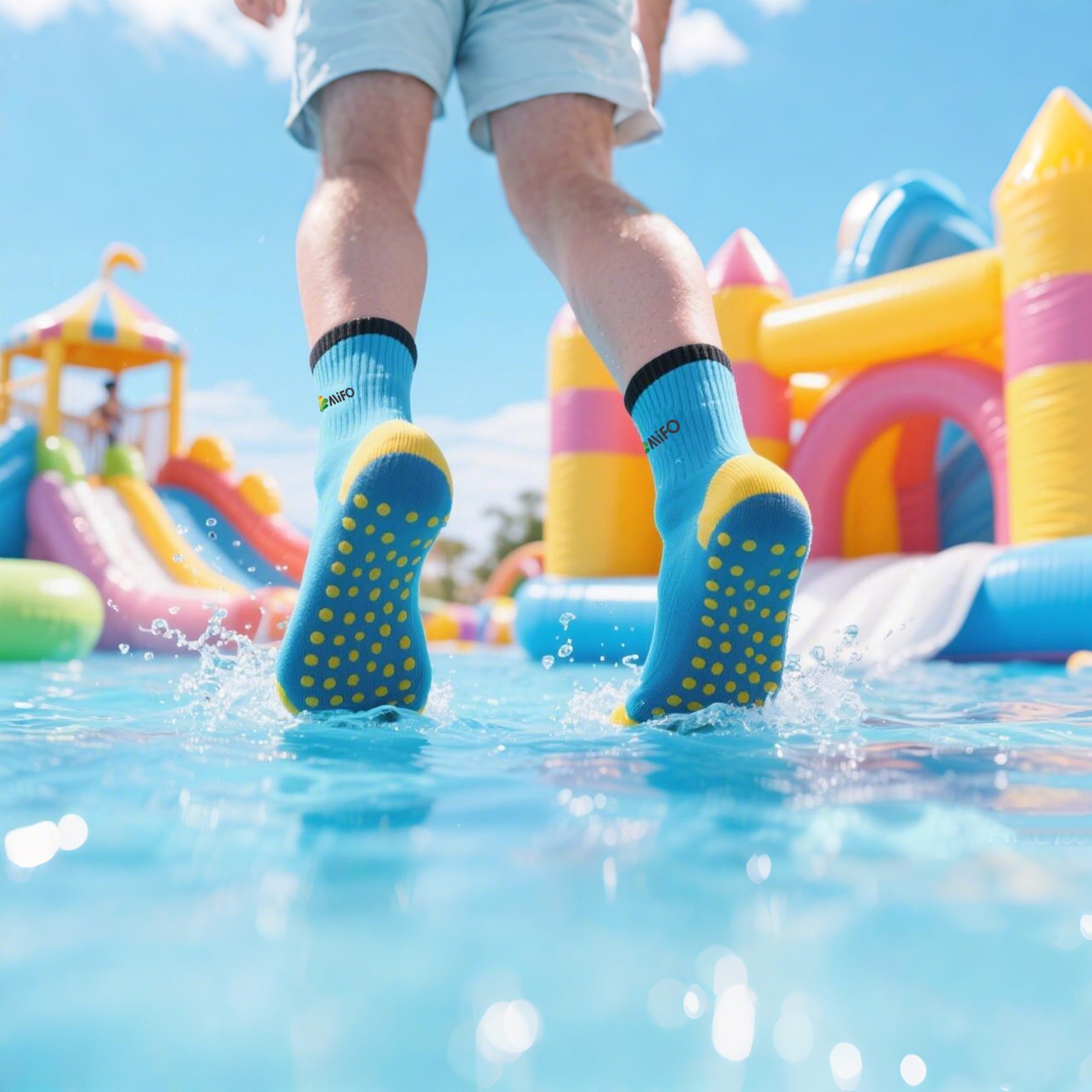 Anti Slip Aqua Park Socks